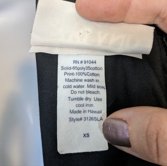 Vintage Tropical Smock Maxi Dress Size XS - Picture 11 of 11